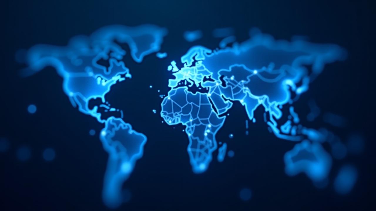 Abstract logistics network visualization