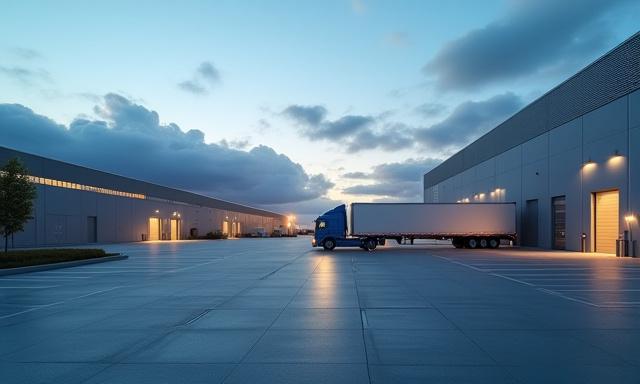 Modern industrial manufacturing facility in South Carolina